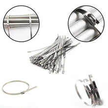 Stainless Steel Cable Ties for Solar & Home Use (100 Pc, 4.6x100mm)