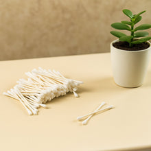 Tulips Paper-Stick Cotton Swabs - (100 Pc /  Set)