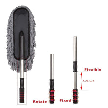 Car Duster, Long Retractable / Soft / Non-Slip / Handle