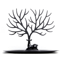 Deer-themed jewelry organizer, perfect for display.