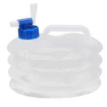 Outdoor Camping Collapsible Water Container with Carry Handle & Tap Valve
