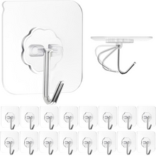 Heavy Duty Flower Adhesive Wall Hooks - (10 Pc / Set)