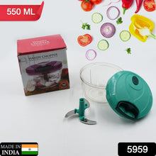 Handy Mini Plastic Vegetable Chopper
