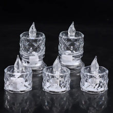 Flameless Acrylic LED Tealight Candles for Festival Decor (24 Pc)