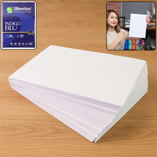 500 Sheets A4 Size Copier Paper – 70 GSM High Bright White Printing Paper