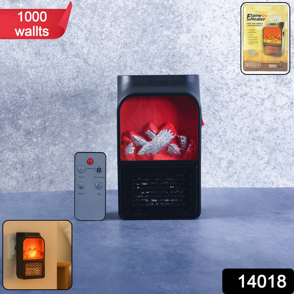 Portable Electric Fireplace lamp LED Flame Heater (1000w / 1 Pc)