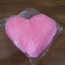 Soft Plush Heart Shape Cushion with 